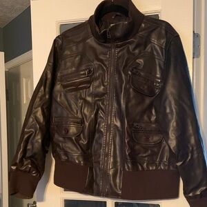 Caren Sport Chocolate Bomber Jacket